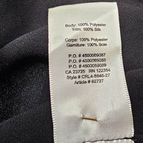 Aritzia Wilfred Womens Wrap Front Dress Black Size Small - Picture 9 of 9